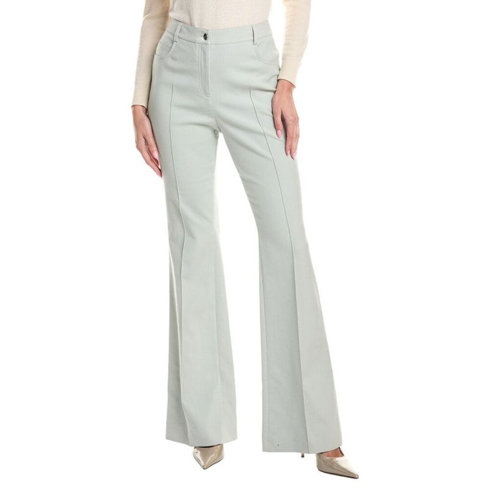 Akris Womens  Farid Silk-Blend Pant, Grey